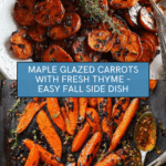 Maple Glazed Carrots with Thyme Recipe