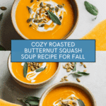 Roasted Butternut Squash Soup Recipe