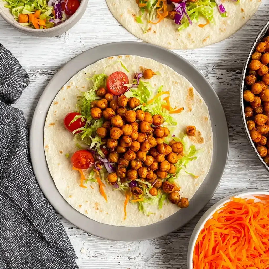 Spicy Buffalo Chickpea Wraps Recipe - Recipe Image
