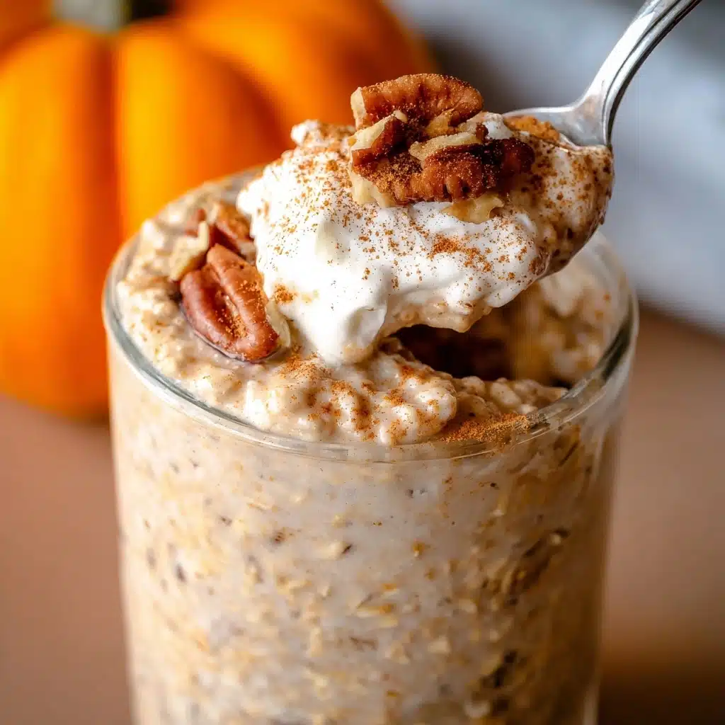 High Protein Pumpkin Overnight Oats Recipe - Recipe Image
