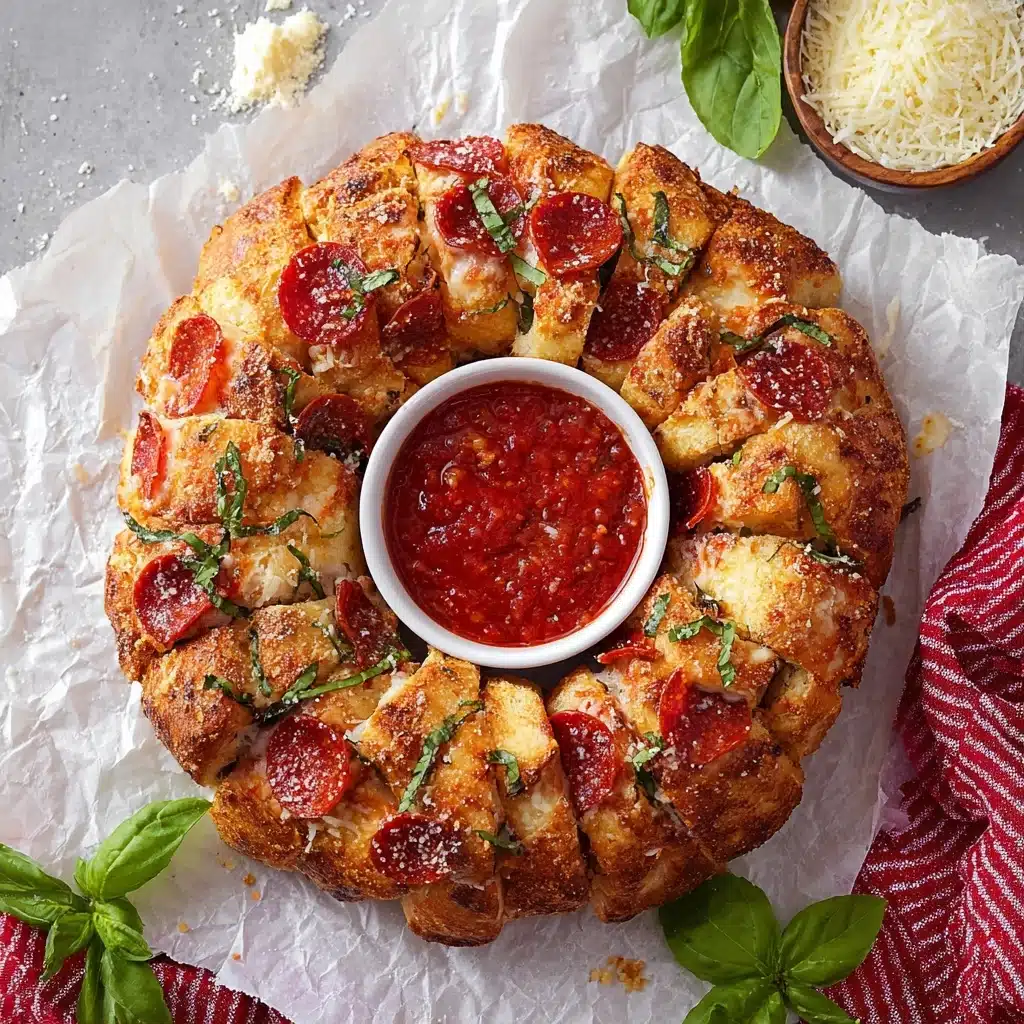 Easy Pull Apart Pizza Monkey Bread Recipe - Recipe Image