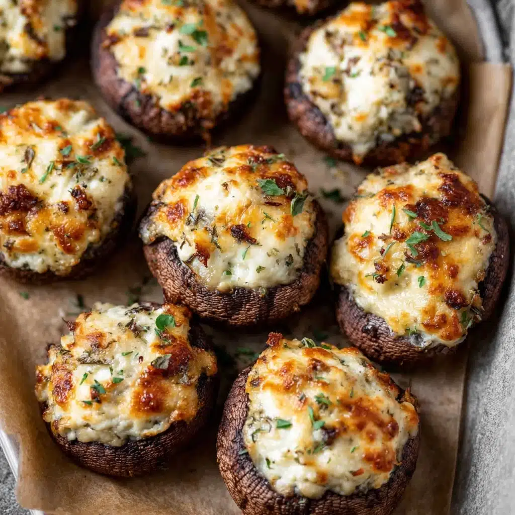 Delicious Restaurant-Style Stuffed Mushrooms Recipe - Recipe Image