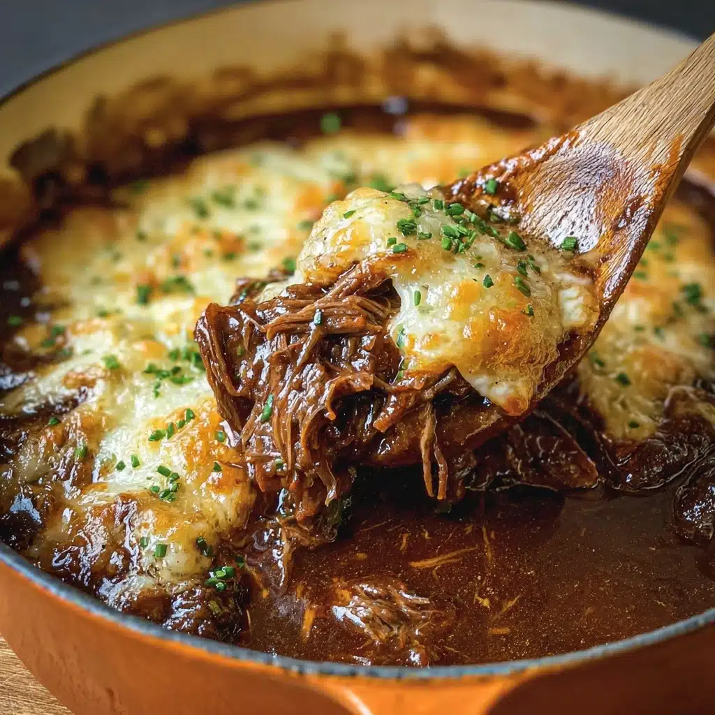 Savory French Onion Pot Roast Recipe - Recipe Image
