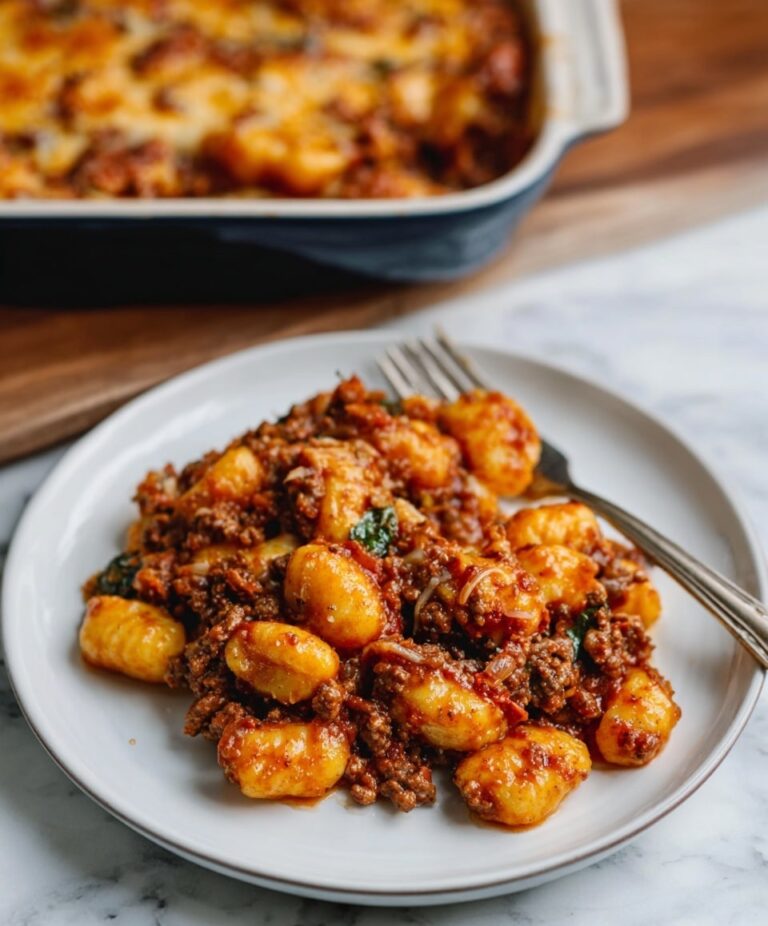 Cheesy Bolognese Gnocchi Bake Recipe