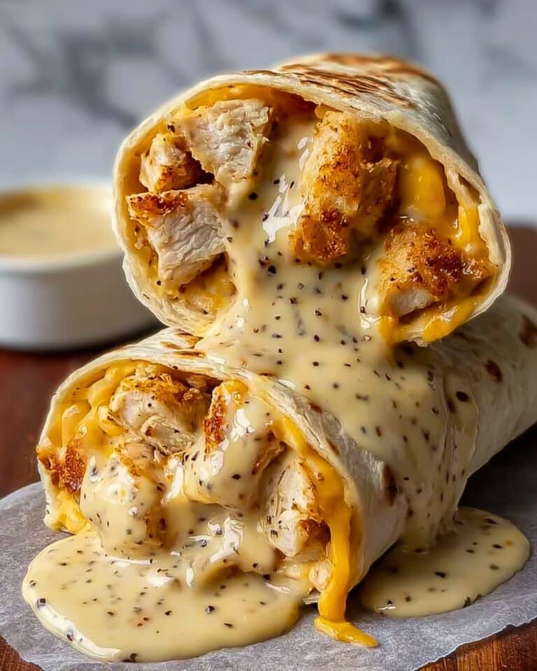 Low Carb Cheesy Garlic Chicken Wraps Recipe