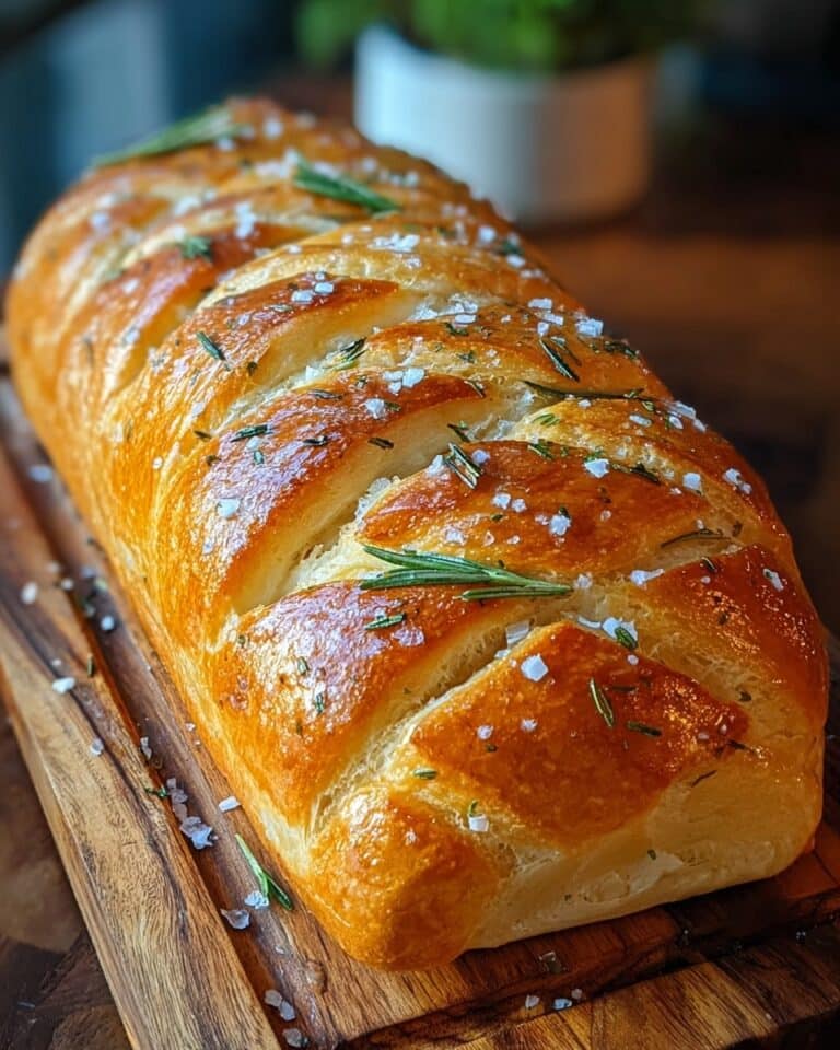 No-Knead Rosemary Sea Salt Bread – So Easy! Recipe
