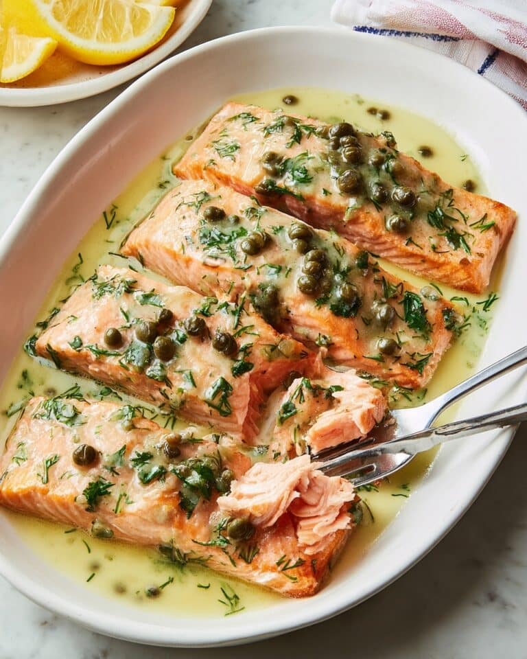 Creamy Lemon Salmon Piccata Recipe