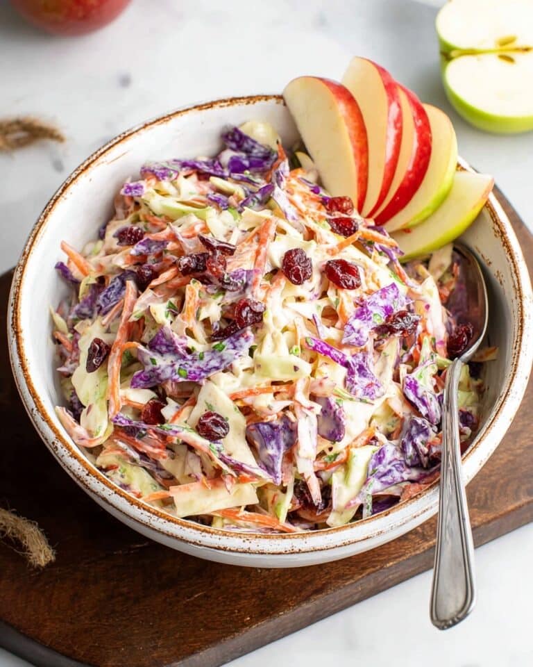 Cranberry Apple Coleslaw Recipe