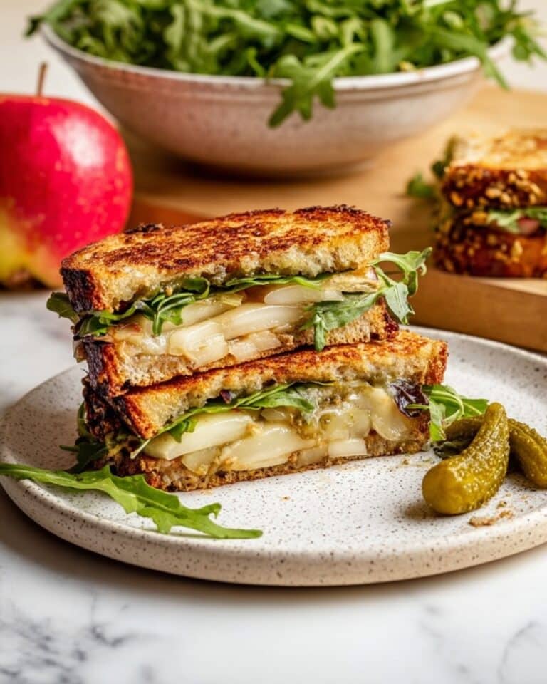 The Ultimate Spicy Cheddar & Apple Fall Veggie Sandwich Recipe
