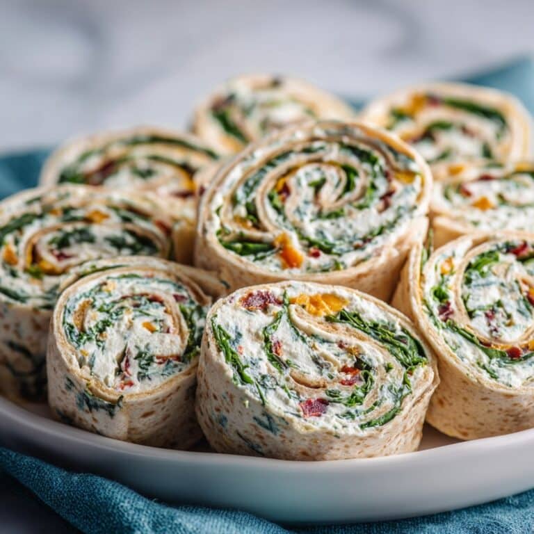 Sun-Dried Tomato Basil Roll-Ups Recipe