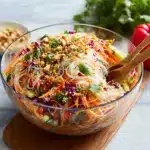 Spring Roll Salad with Spicy Ginger Dressing Recipe