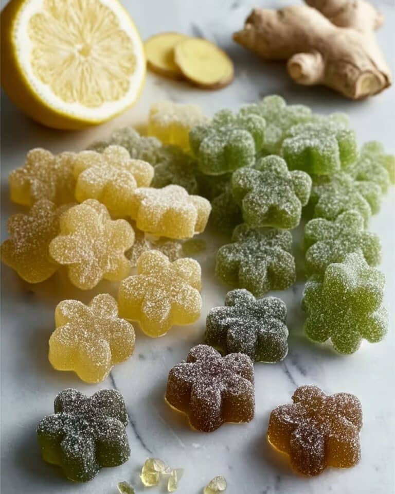 Green Tea, Lemon & Ginger Gummies Recipe