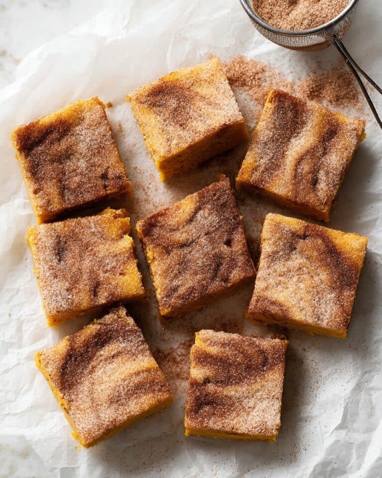 Pumpkin Snickerdoodle Blondies Recipe