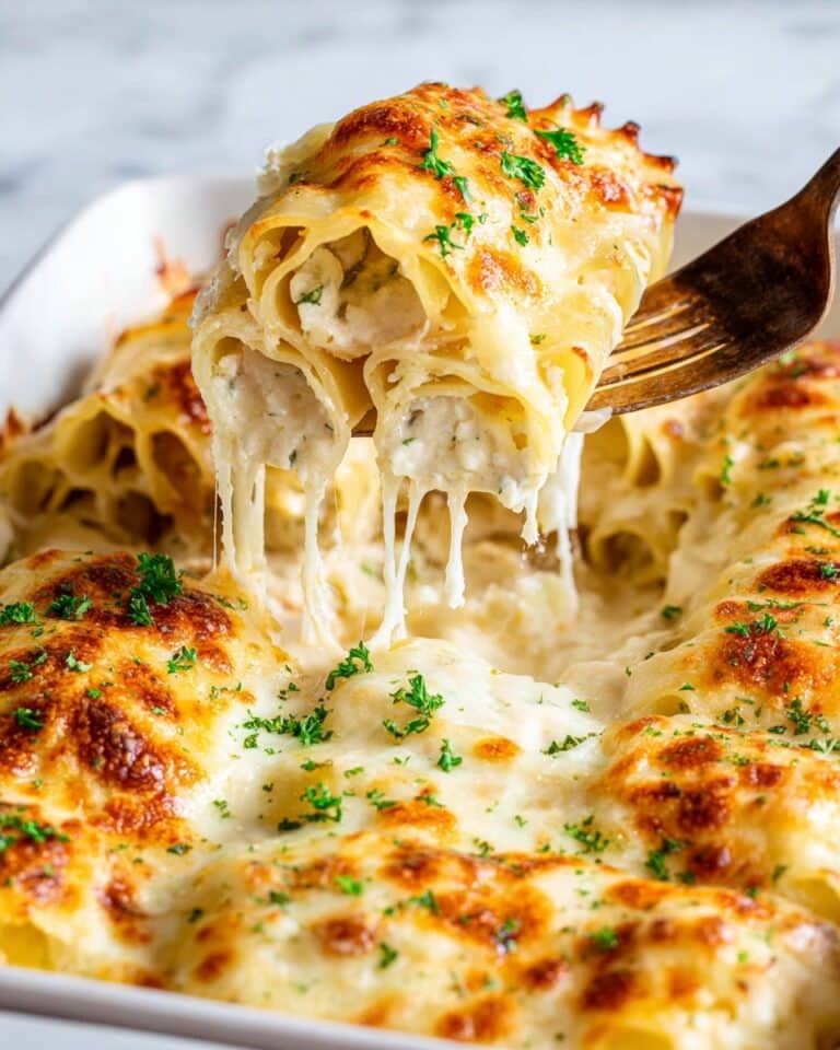 Baked Garlic Parmesan Chicken Lasagna Roll-Ups Recipe