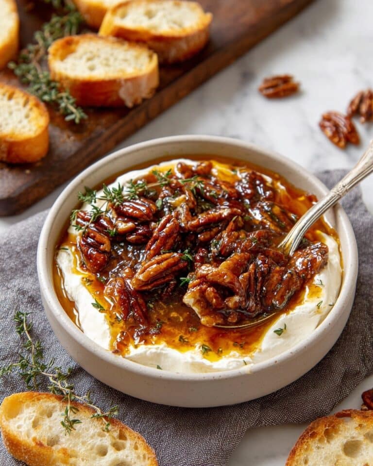Goat Cheese Appetizer Spread with Fig Jam and Pecans Recipe