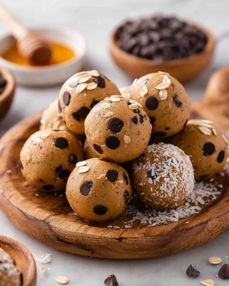 No-Bake Bliss: Easy and Nutritious Cookie Dough Protein Balls Recipe