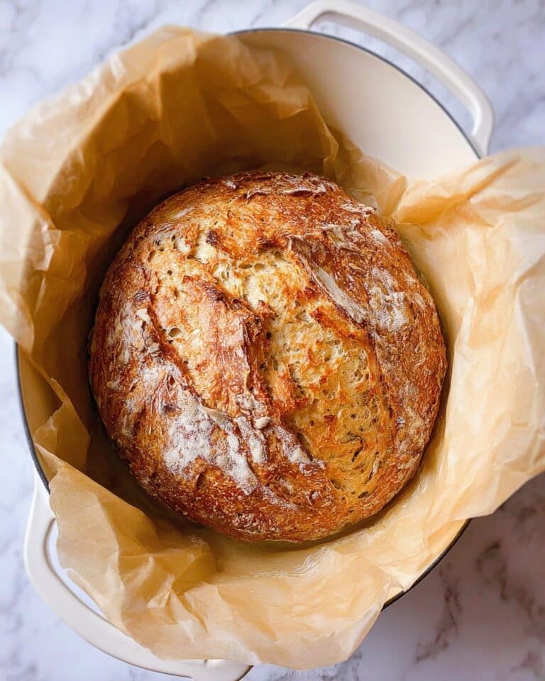 Sea Salt Rosemary No-Knead Bread Recipe