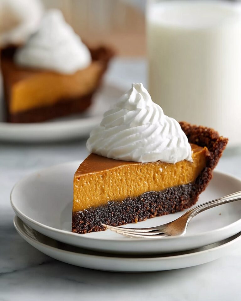 Simple Dark Chocolate Pumpkin Tart Recipe