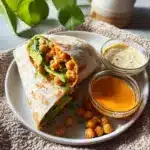 Spicy Buffalo Chickpea Wraps Recipe