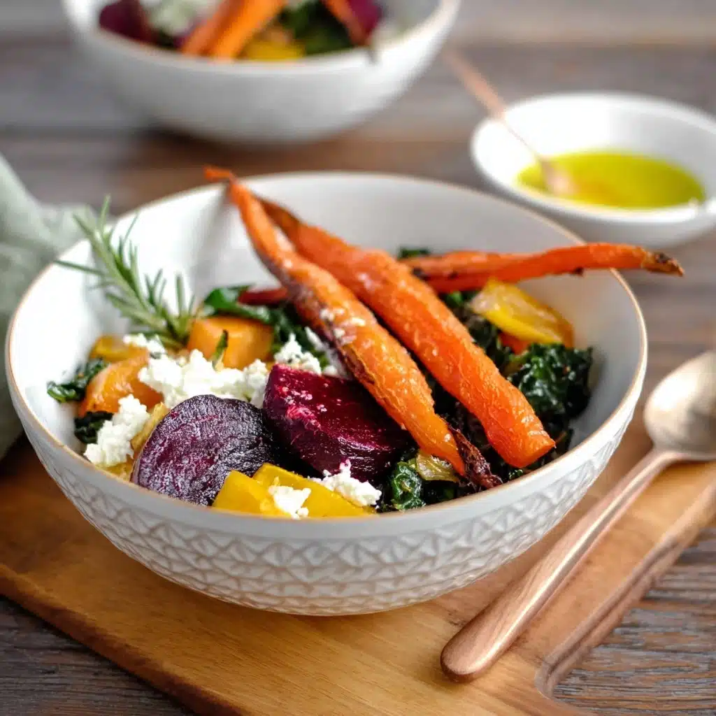 Roasted Beets and Carrots Salad with Burrata Recipe - Recipe Image