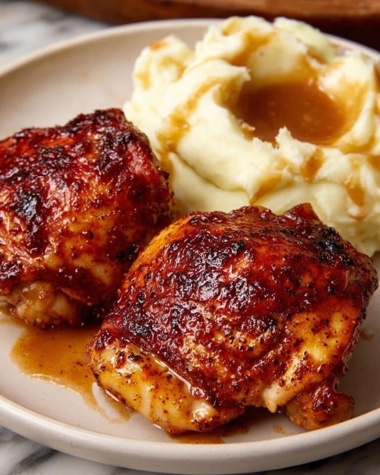 Oven Baked BBQ Chicken Thighs Recipe