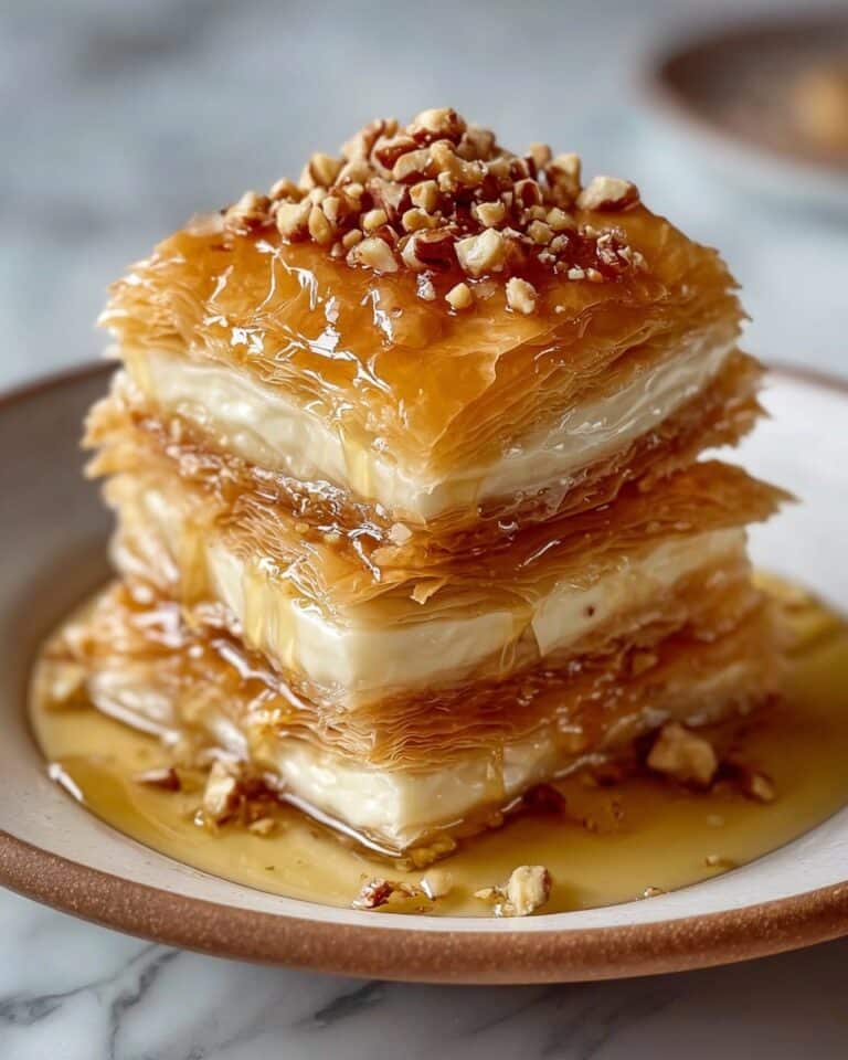 Irresistible Baklava Cheesecake Phyllo Cookies with Honey Drizzle Recipe