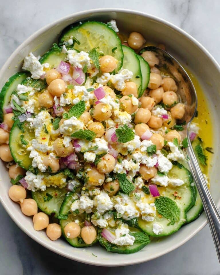 Cottage Cheese and Chickpea Salad Recipe