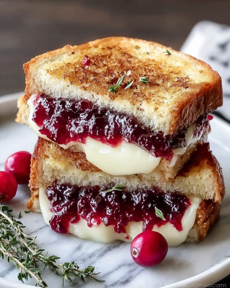 Apple Cranberry Grilled Cheese Recipe