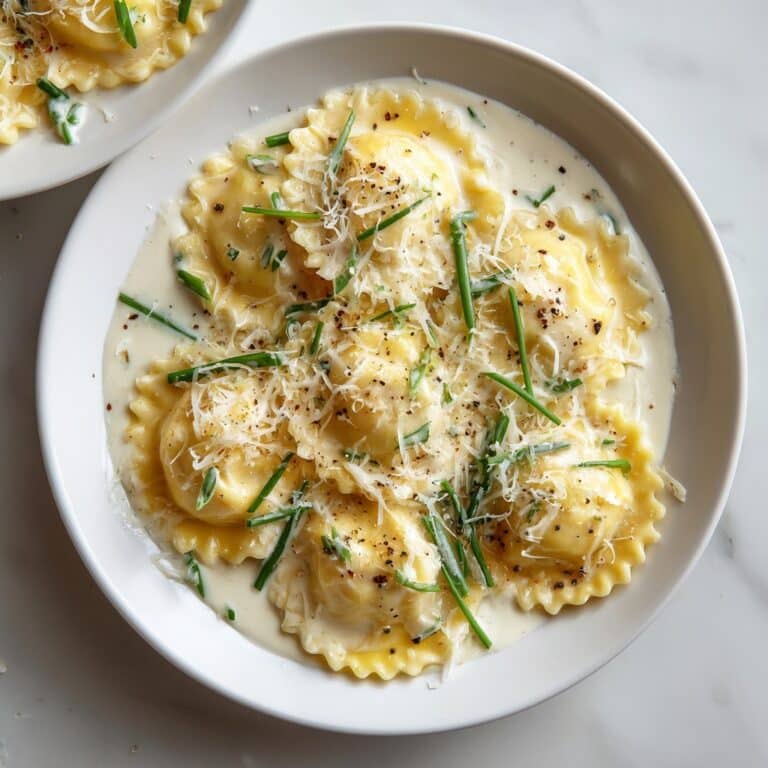 Lemon Parmesan Butter Spinach Ravioli Recipe