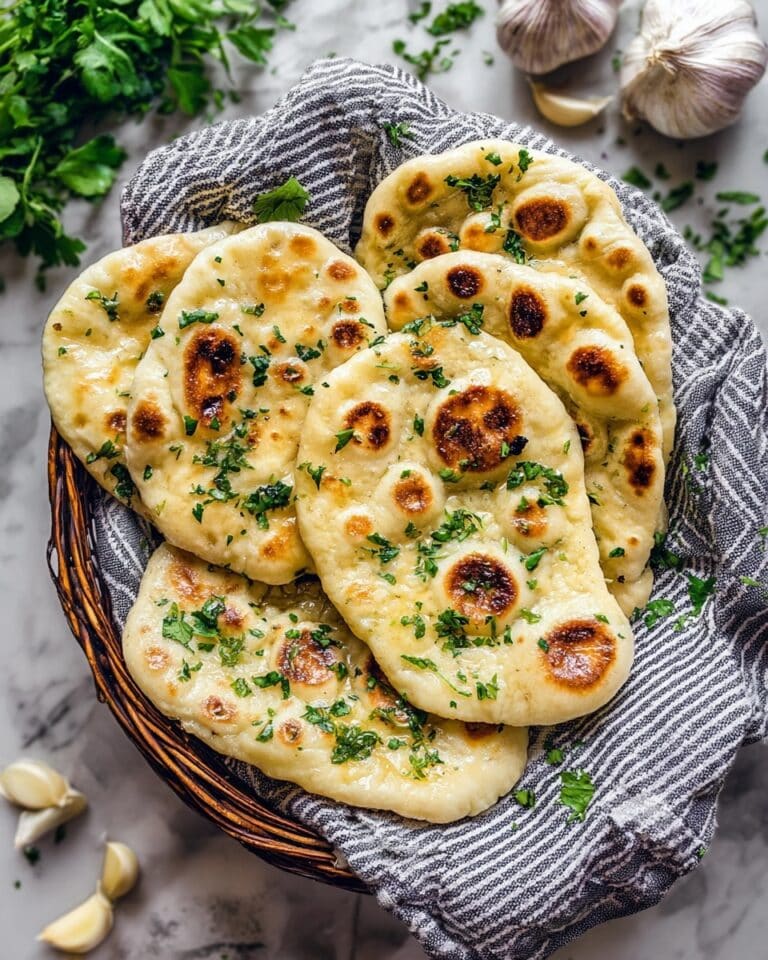 Easy Garlic Naan Bread Recipe