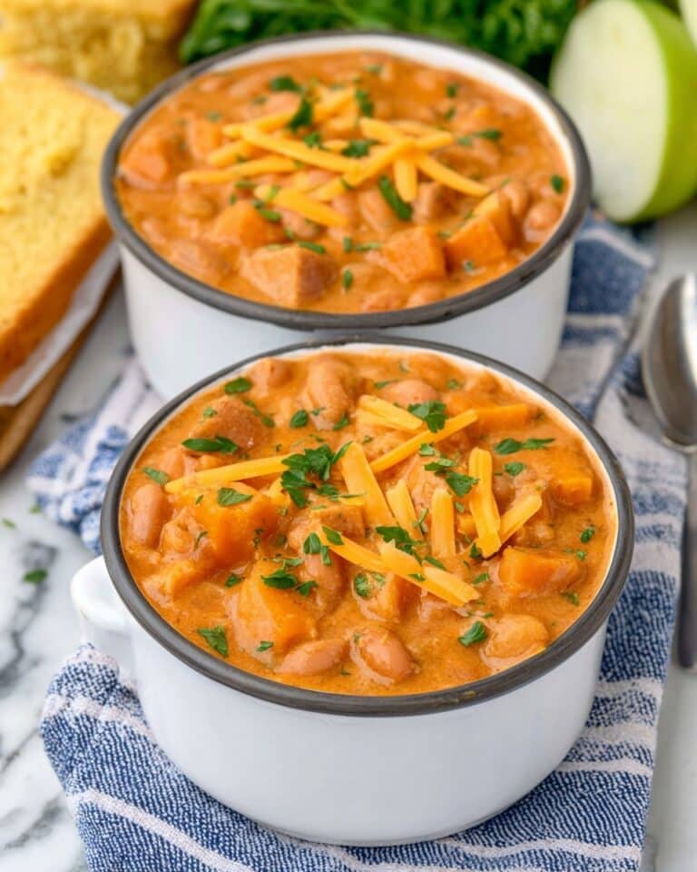 White Cheddar & Apple Chicken Chili Recipe