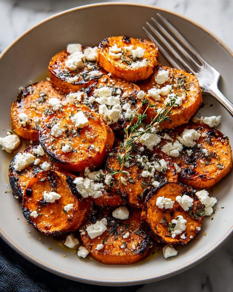 Honey Feta Sweet Potato Rounds Recipe