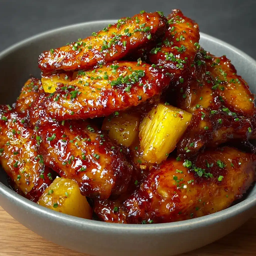 Irresistible Brown Sugar Pineapple Wings Chicken in 40 Minutes
 - Recipe Image