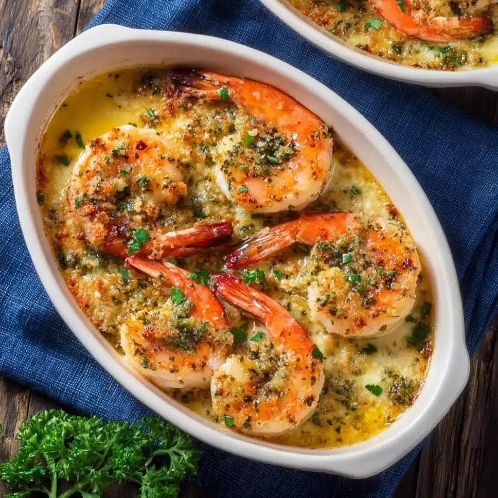 Garlic Herb-Baked Shrimp Oreganata Recipe - Recipe Image
