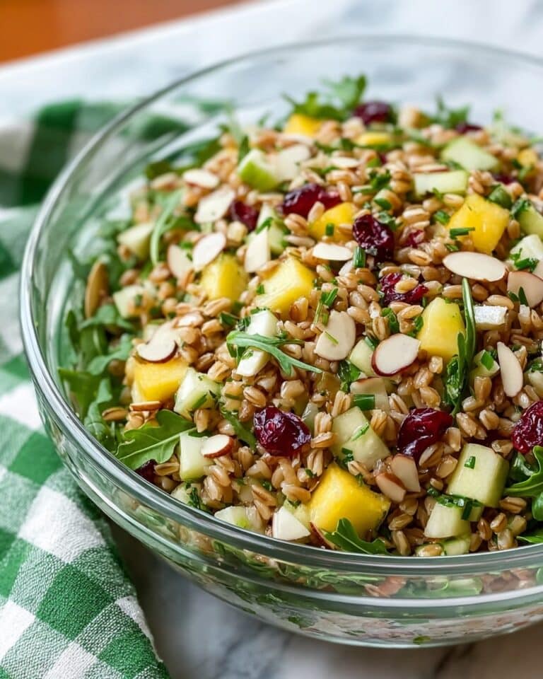 Crunchy Apple Farro Salad Recipe
