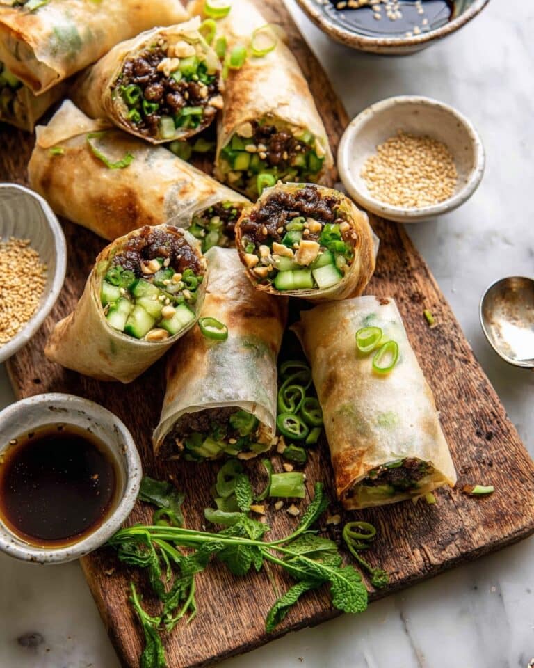 Thai Basil Beef Rolls Recipe