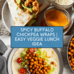Spicy Buffalo Chickpea Wraps Recipe