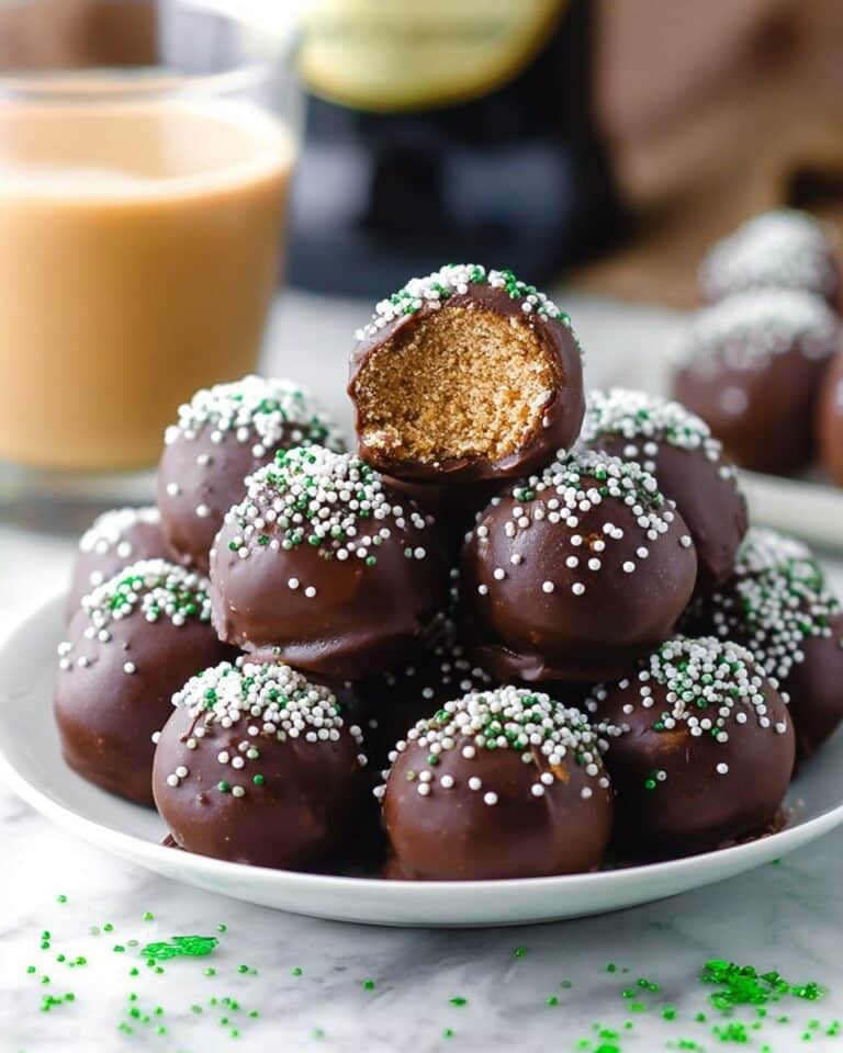 No Bake Baileys Irish Cream Cookie Balls Recipe