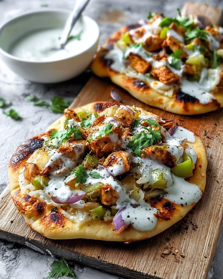 Tandoori Chicken Naan Pizza: A Flavorful Twist on Tradition Recipe