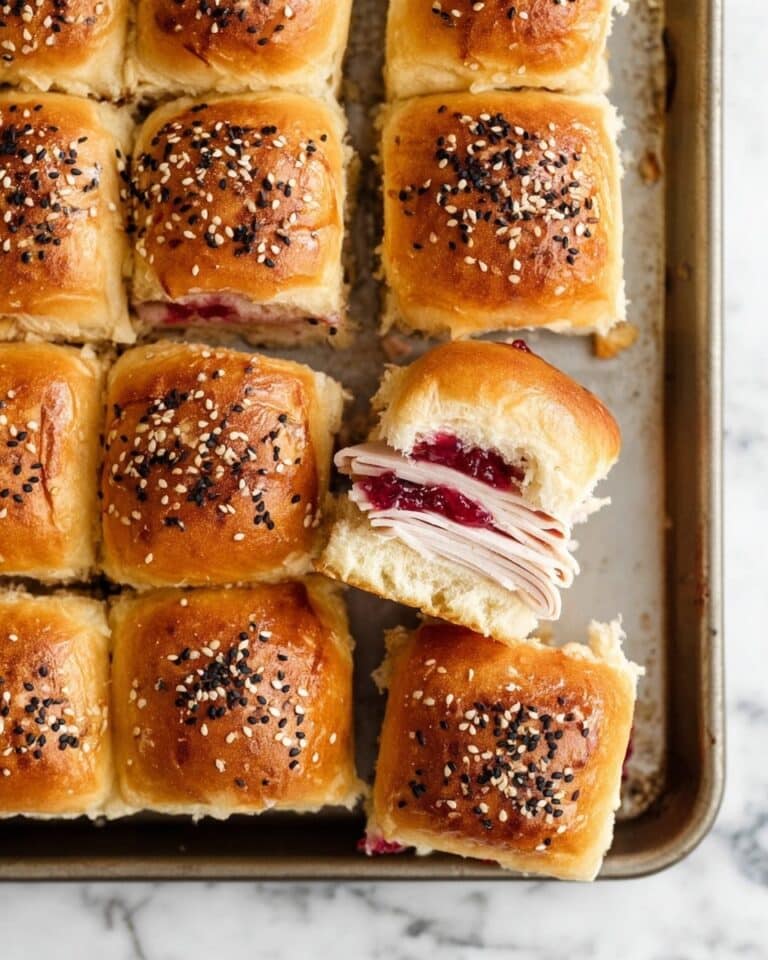 Turkey Cranberry Sliders Recipe