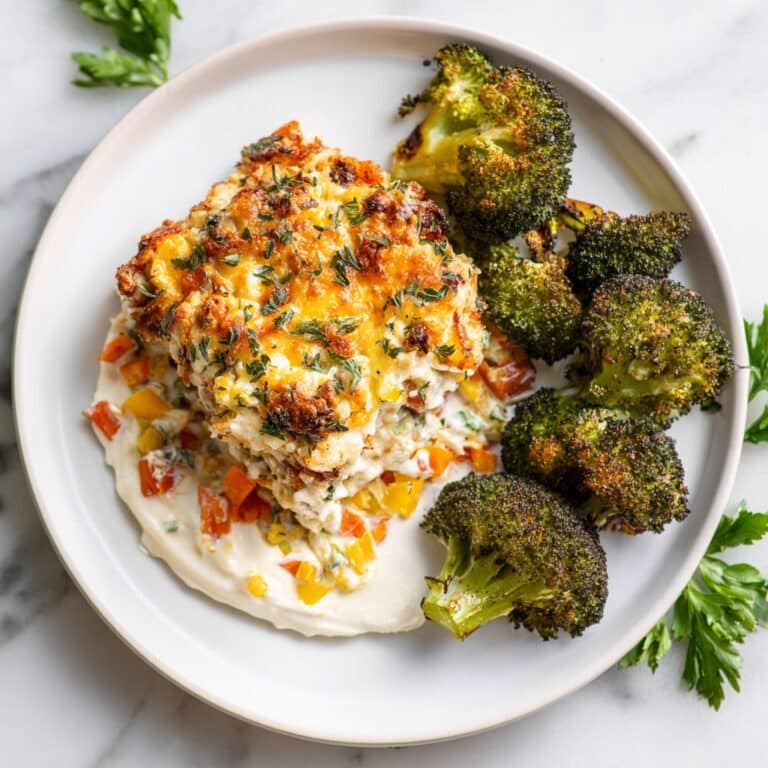 Creamy Buffalo Chicken Cauliflower Casserole Recipe