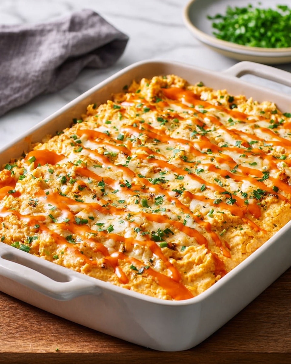 A dish on a white plate with three main layers: the bottom layer is creamy white sauce spread thinly, the middle layer is a mix of small vegetable pieces showing bright orange, red, and yellow colors, and the top layer is a chunky, golden-brown baked mixture with herbs sprinkled on top. To the side, there are several roasted broccoli florets with a rich green color and slightly charred edges. The plate is set on a white marbled surface with some parsley leaves nearby. photo taken with an iphone --ar 4:5 --v 7