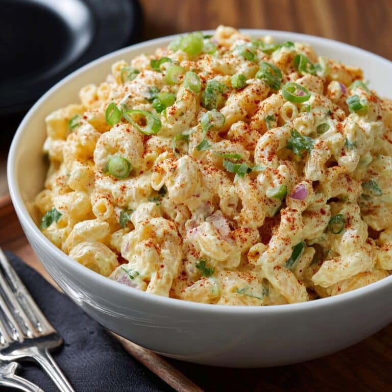 Creamy Deviled Egg Pasta Salad Recipe