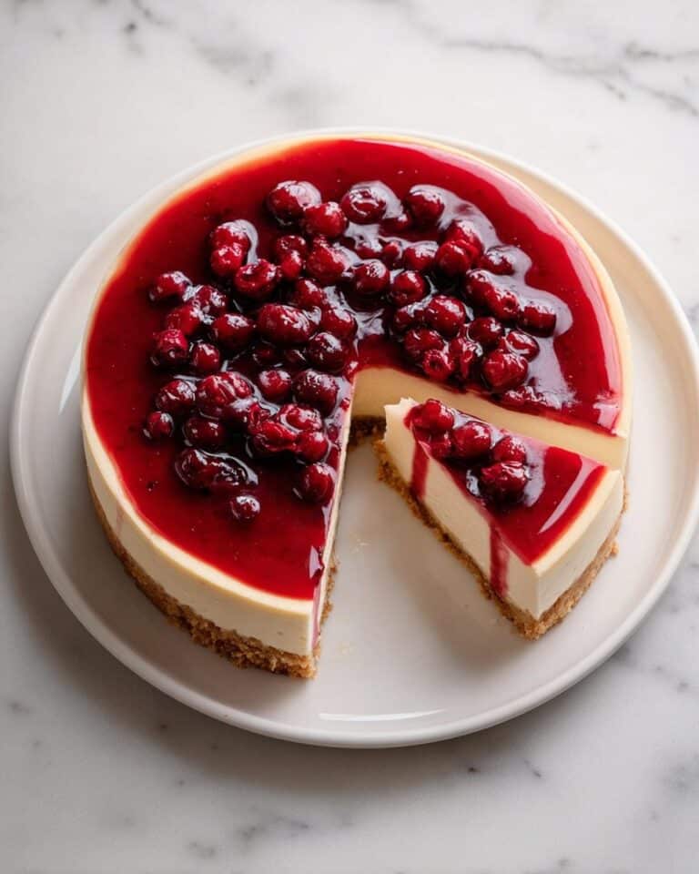 Mulberry & Earl Grey Baked Cheesecake Recipe
