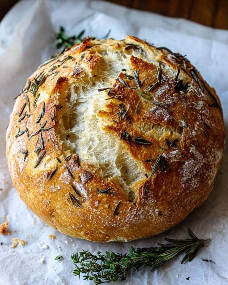 Garlic Herb Braided Bread Recipe