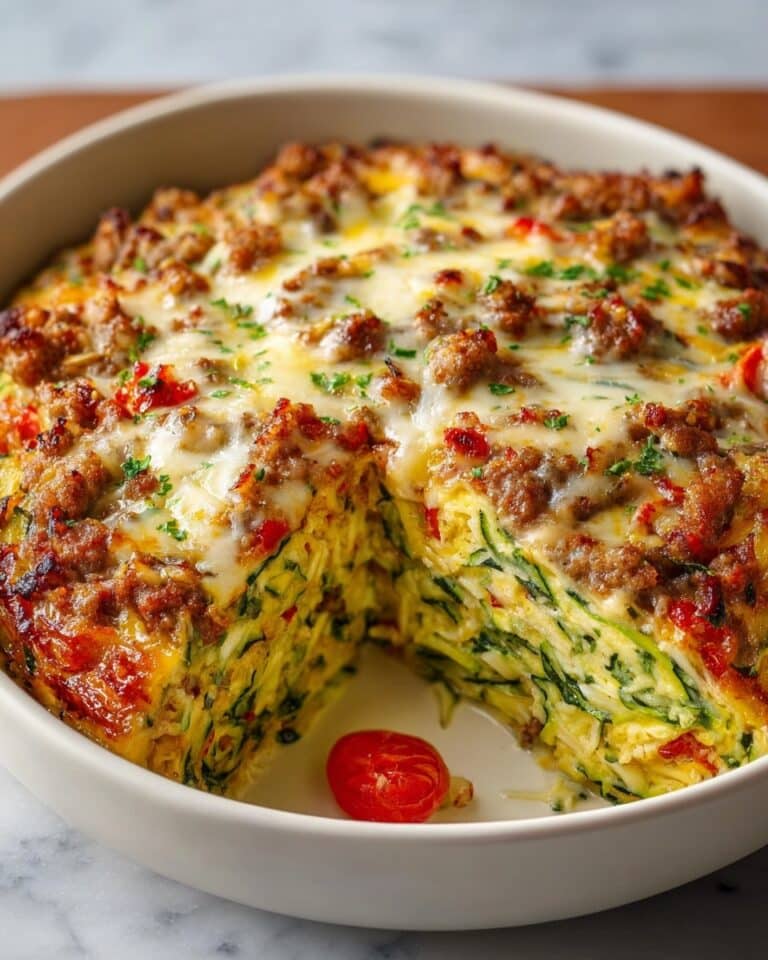 Zucchini Pizza Casserole Recipe