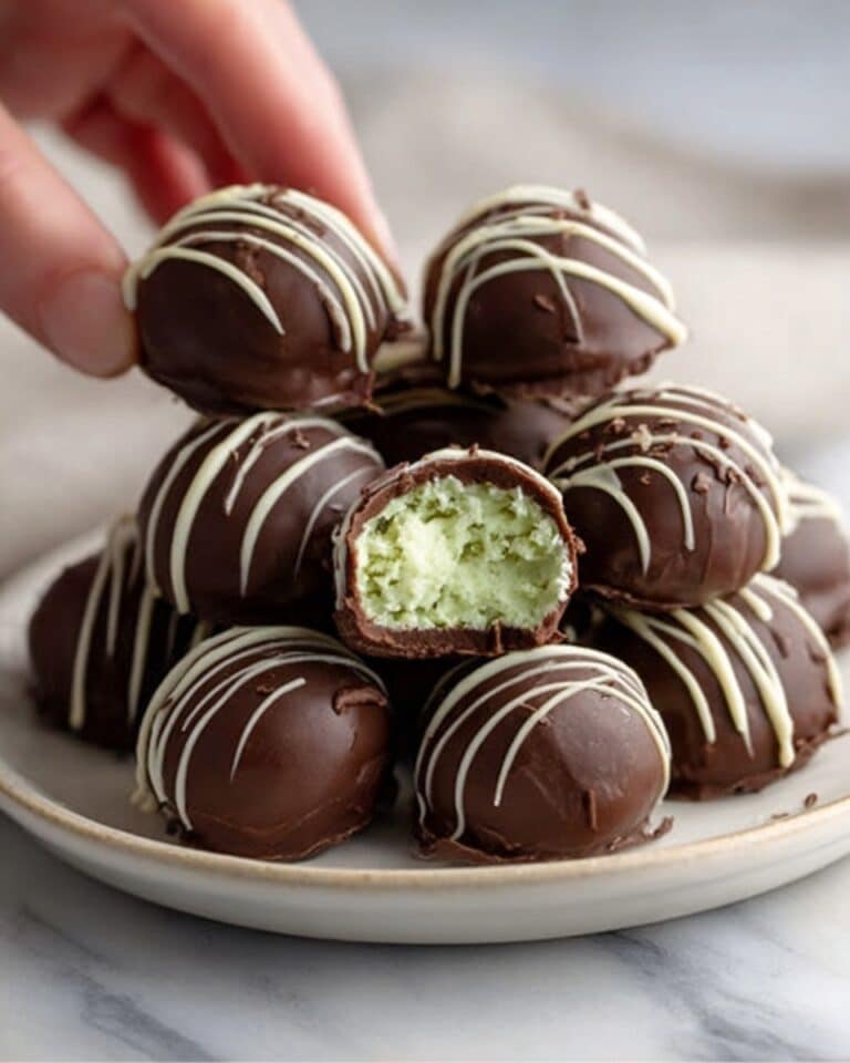 Creamy Andes Mint Chocolate Truffles Recipe