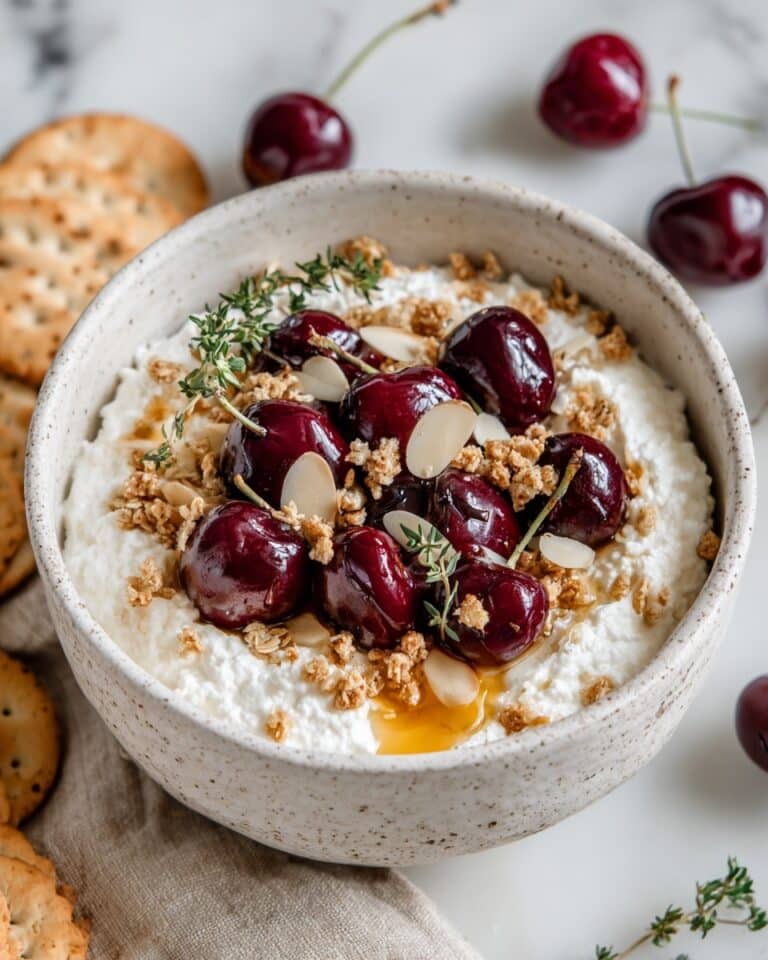 Cottage Cheese Cherry Cheesecake Bowl Recipe