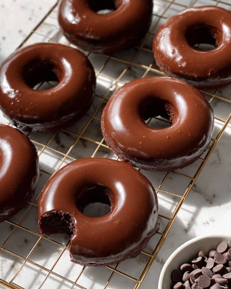 Healthy Chocolate Protein Donuts (Gluten Free, Paleo) Recipe
