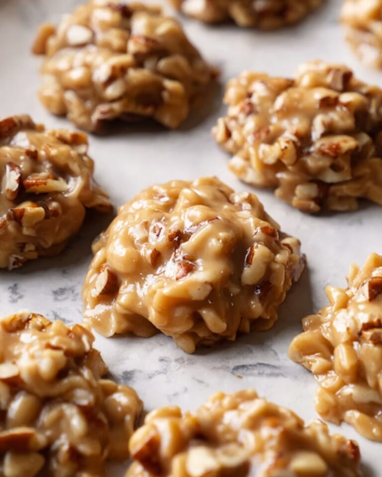 No-Bake Coconut Praline Cookies Recipe